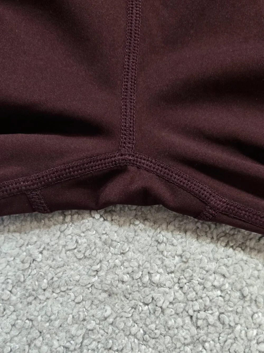 Sweaty Betty The Power Full Length Burgundy Wine Maroon Leggings Pockets